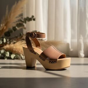 Frye Zelda Seamed Clog 10 Brown NEW